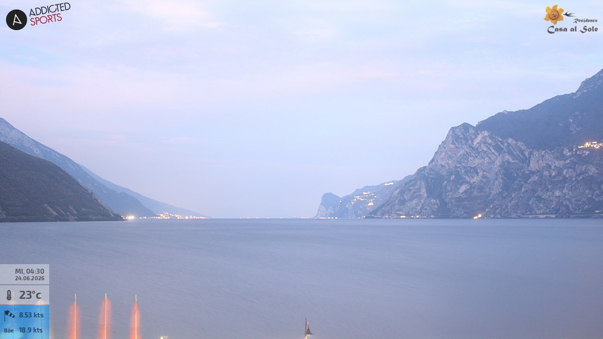 Archiv Foto Webcam Gardasee - Torbole