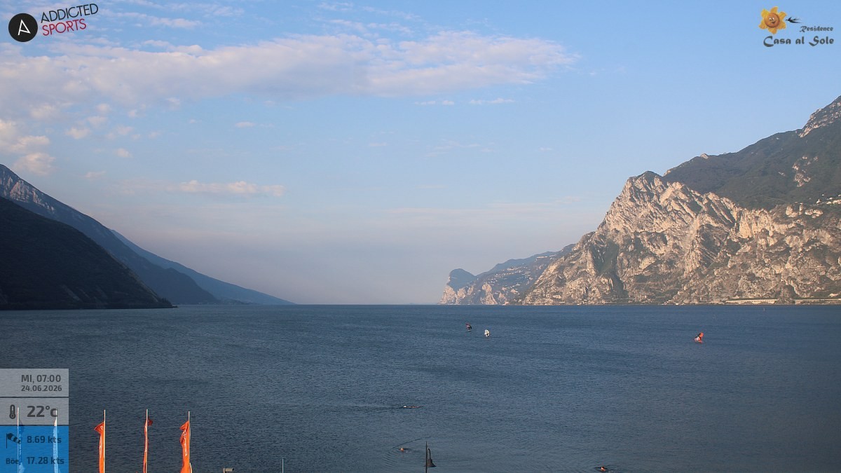 Archiv Foto Webcam Gardasee - Torbole
