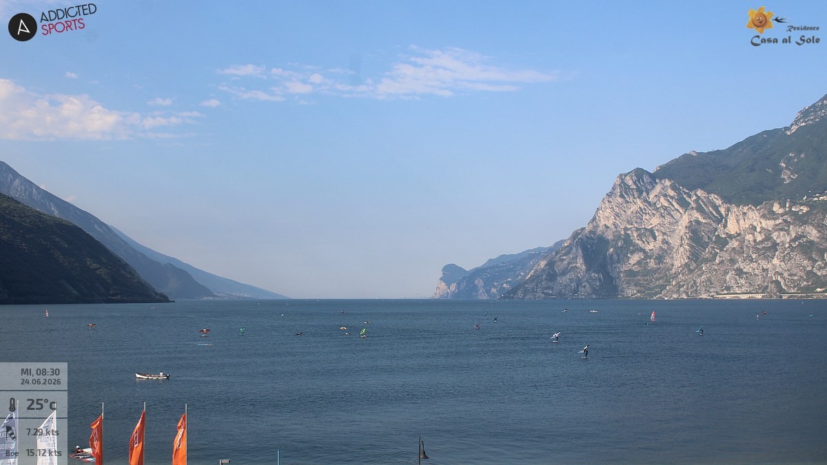Archiv Foto Webcam Gardasee - Torbole