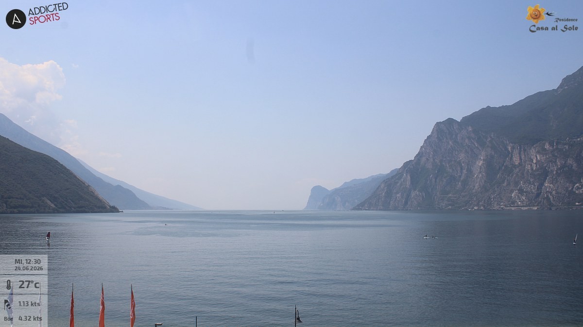 Archiv Foto Webcam Gardasee - Torbole