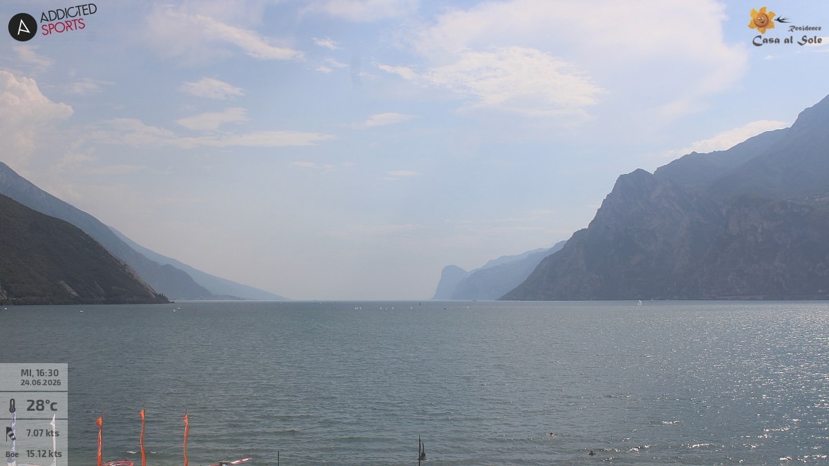 Archiv Foto Webcam Gardasee - Torbole