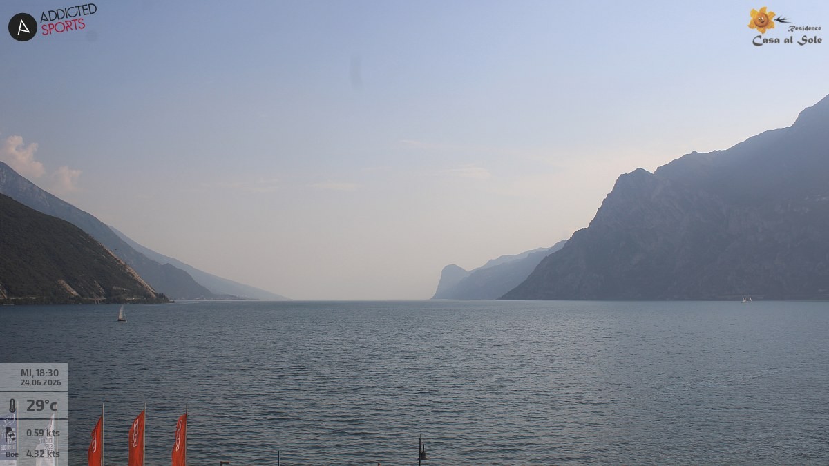 Archiv Foto Webcam Gardasee - Torbole