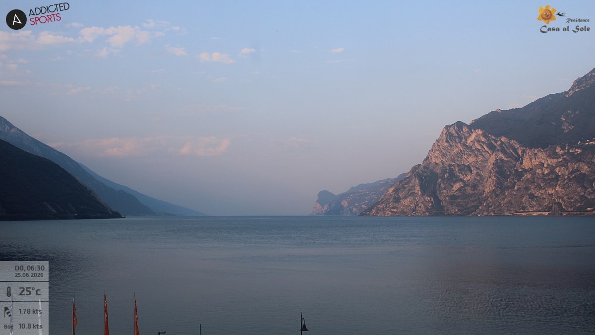 Archived image Webcam Lake Garda: Torbole