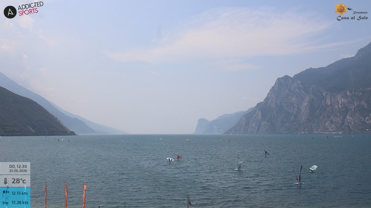 Archived image Webcam Lake Garda: Torbole