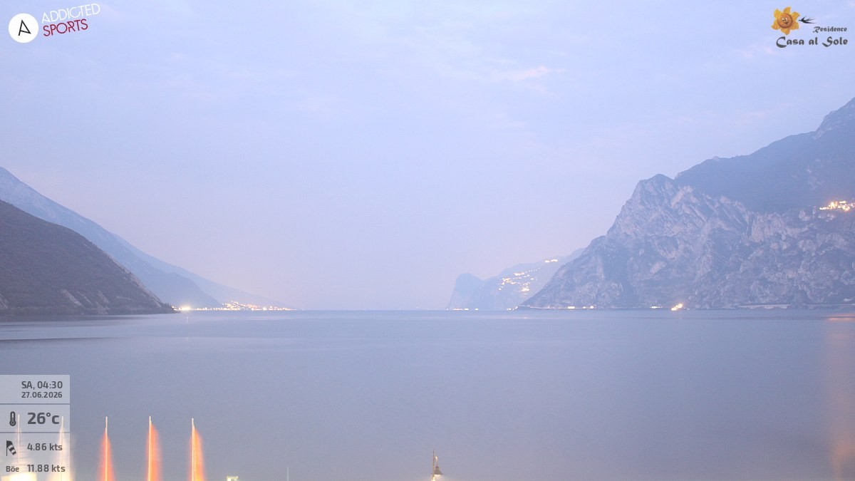 Archiv Foto Webcam Gardasee - Torbole