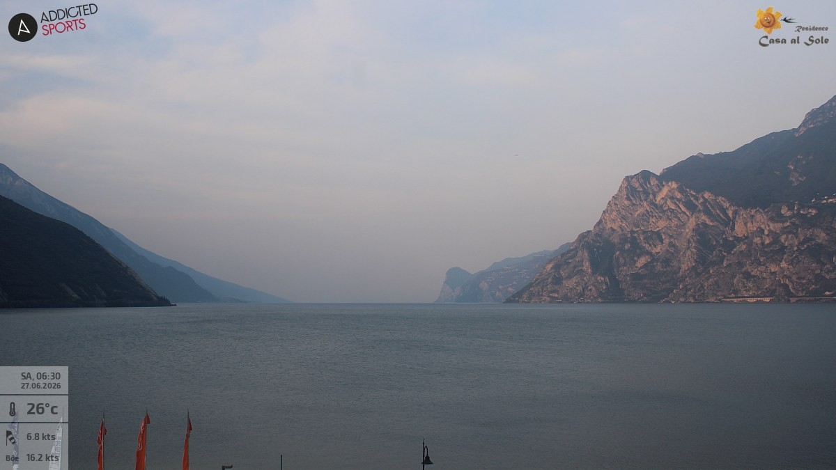 Archiv Foto Webcam Gardasee - Torbole