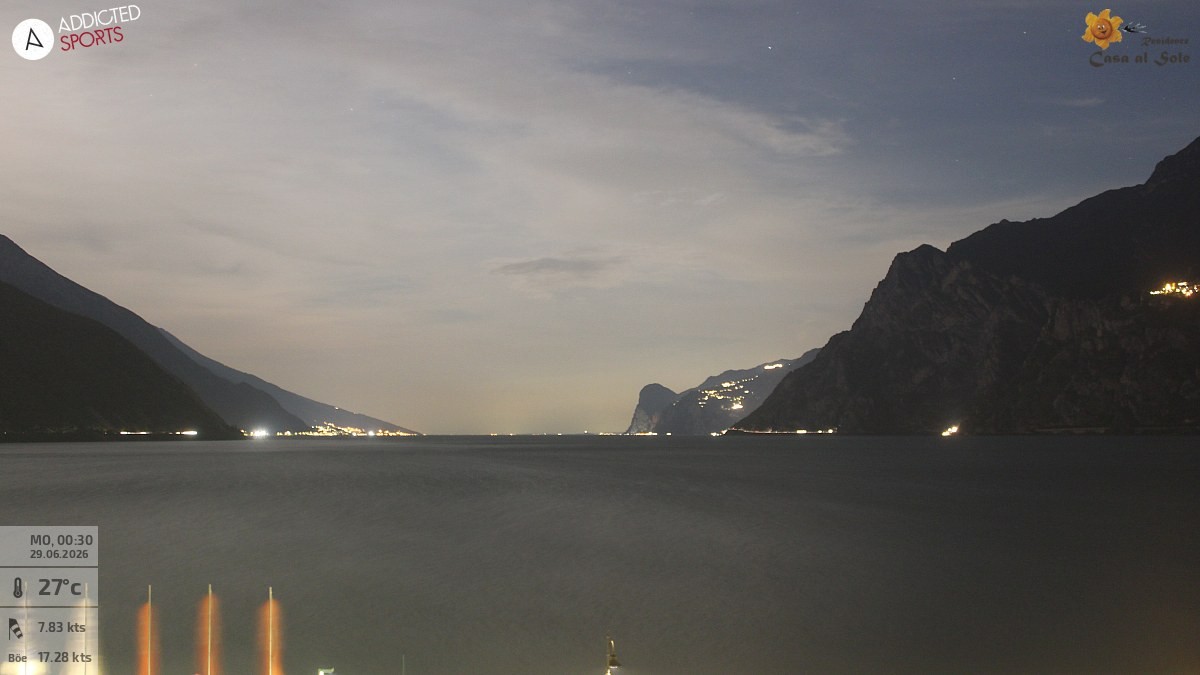 Archiv Foto Webcam Gardasee - Torbole
