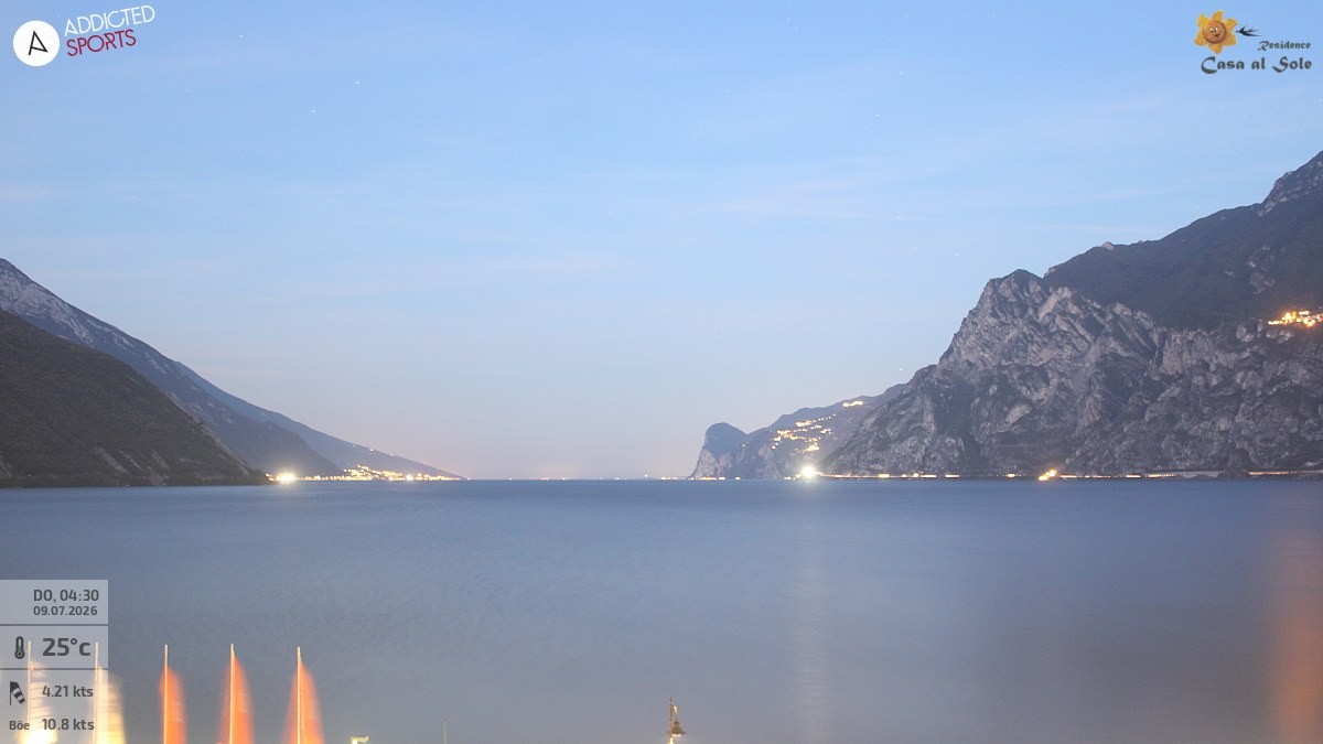 Archiv Foto Webcam Gardasee - Torbole