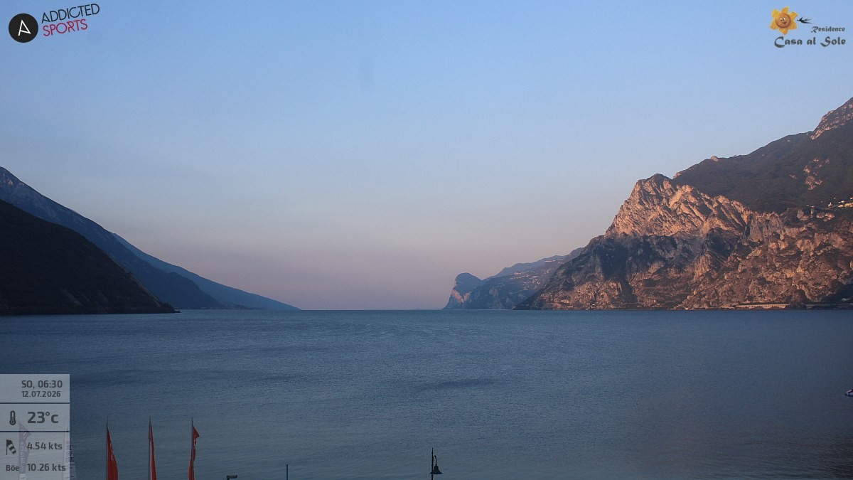 Archived image Webcam Lake Garda: Torbole
