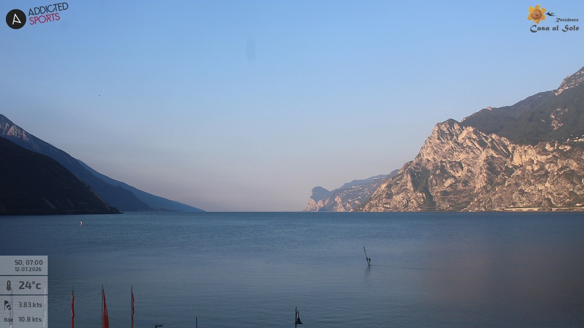 Archived image Webcam Lake Garda: Torbole