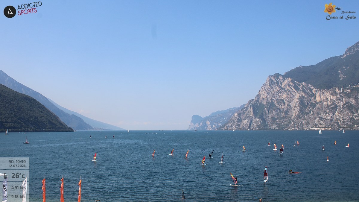 Archived image Webcam Lake Garda: Torbole