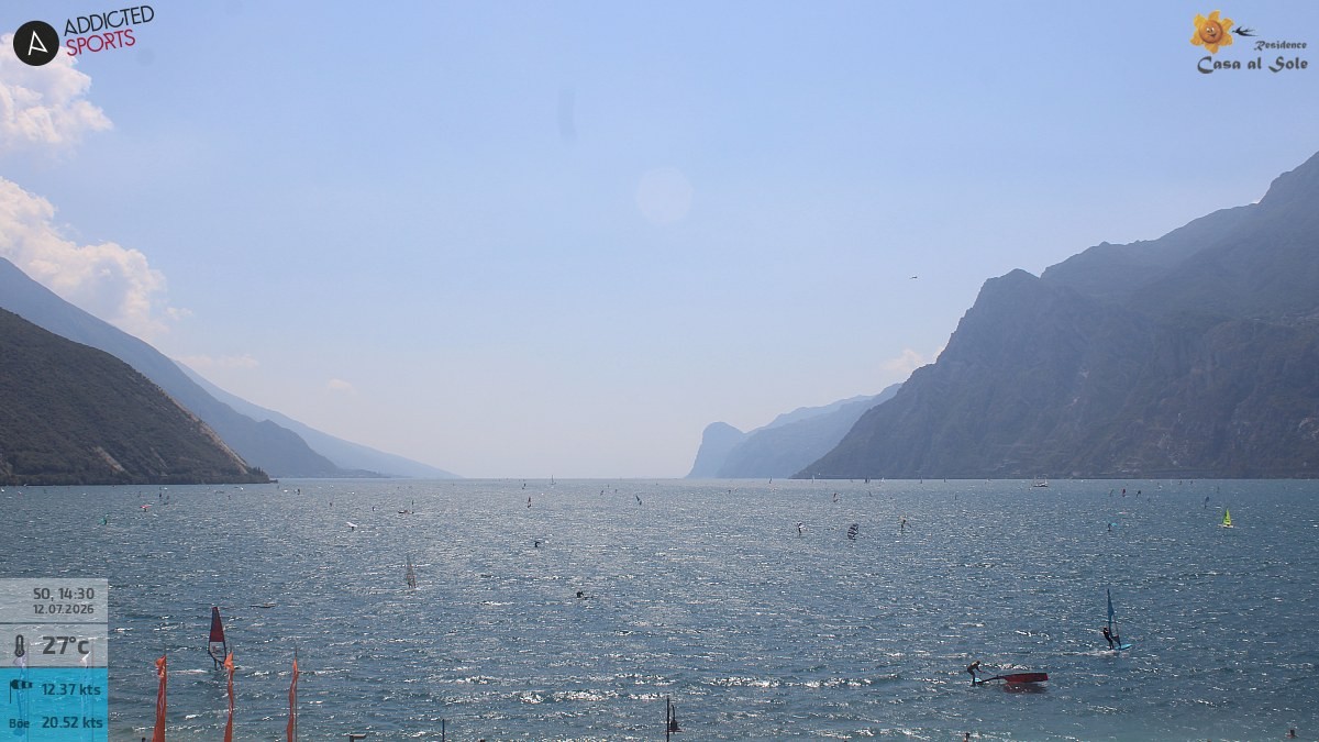 Archived image Webcam Lake Garda: Torbole