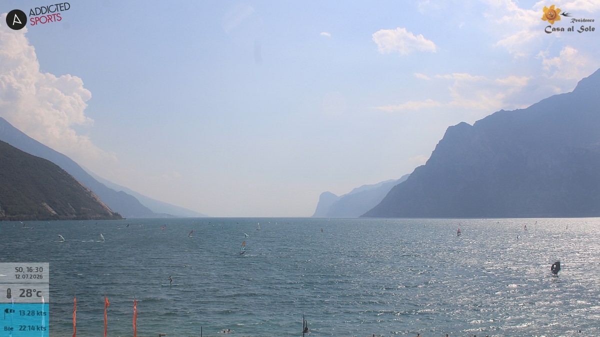 Archiv Foto Webcam Gardasee - Torbole