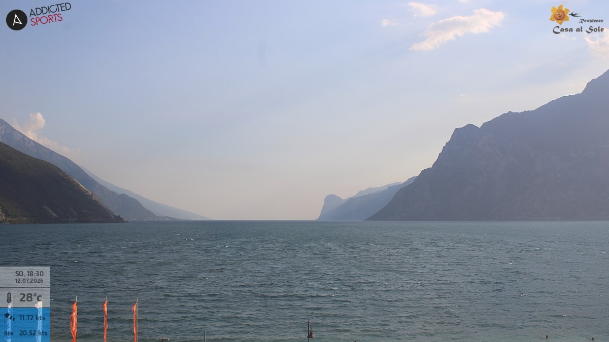 Archiv Foto Webcam Gardasee - Torbole
