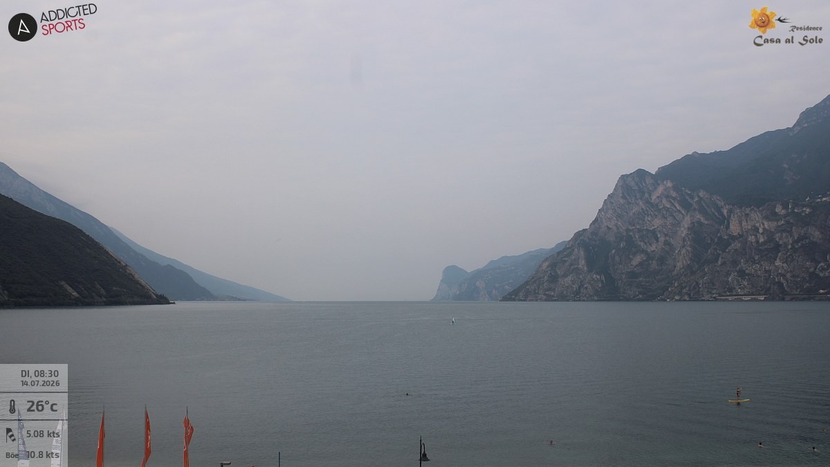 Archived image Webcam Lake Garda: Torbole