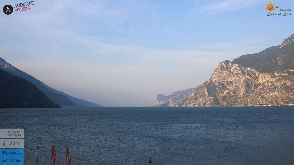 Archiv Foto Webcam Gardasee - Torbole