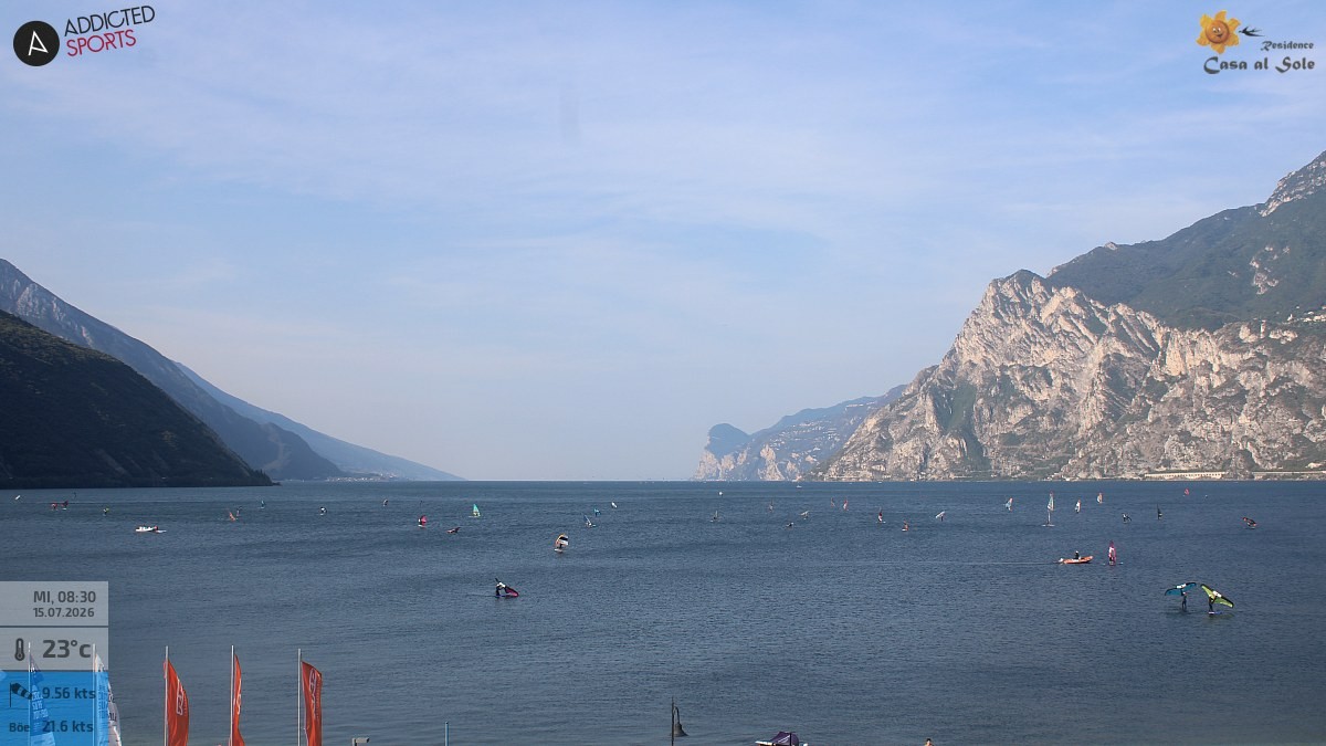 Archiv Foto Webcam Gardasee - Torbole