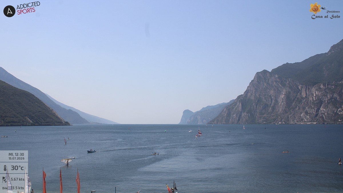 Archiv Foto Webcam Gardasee - Torbole