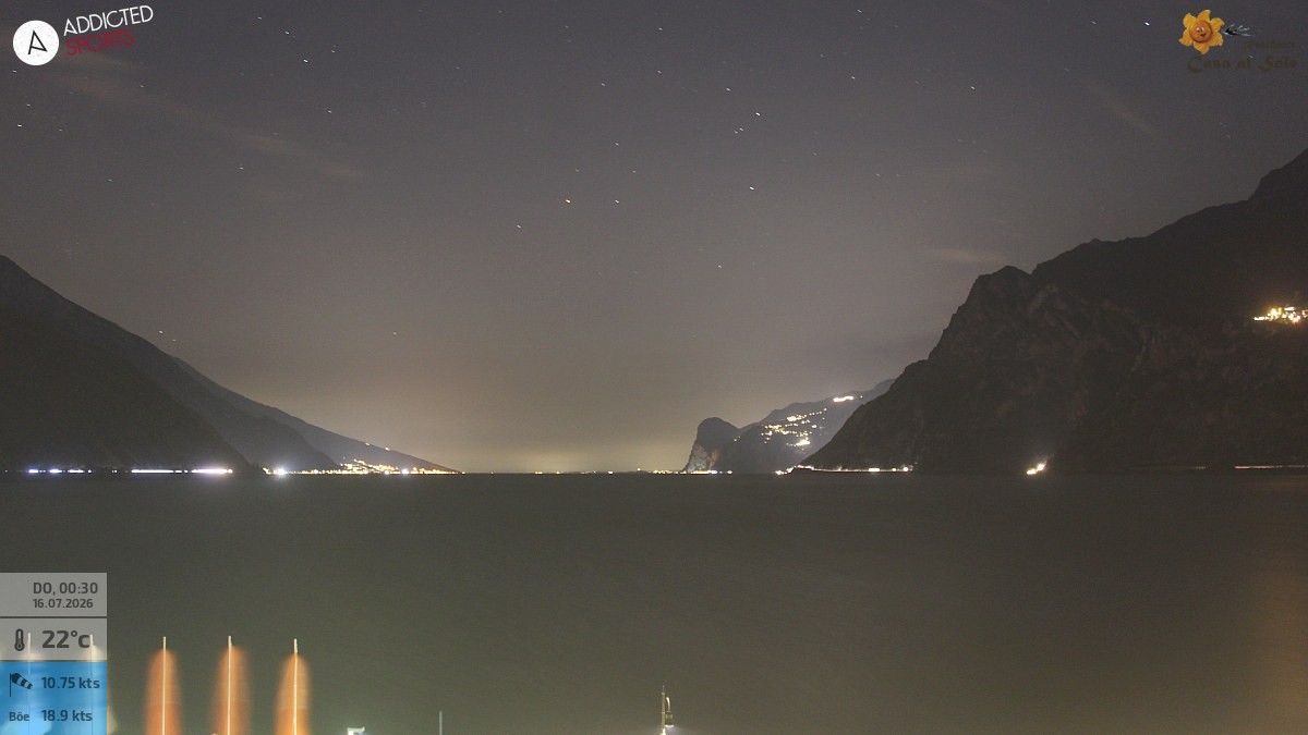 Archiv Foto Webcam Gardasee - Torbole