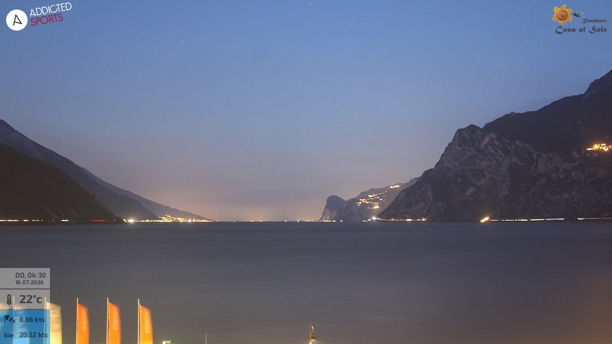 Archiv Foto Webcam Gardasee - Torbole