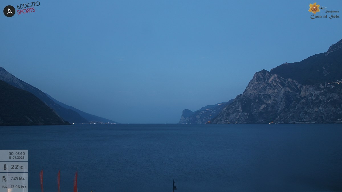 Archiv Foto Webcam Gardasee - Torbole