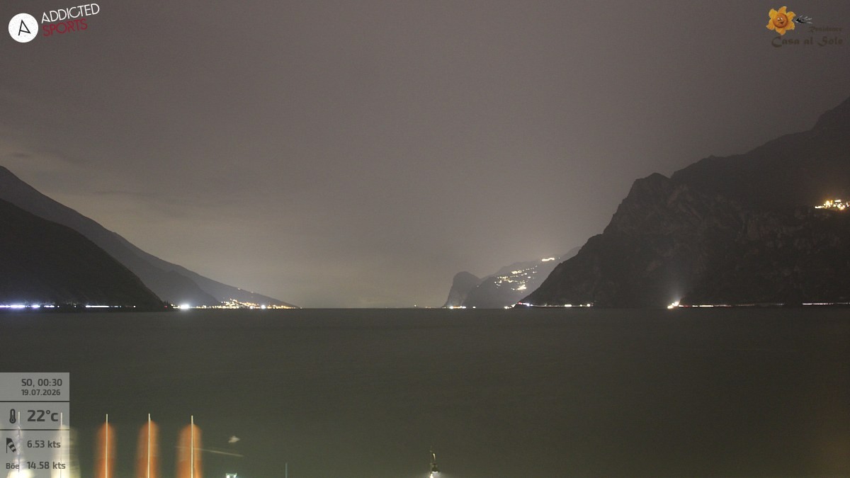 Archiv Foto Webcam Gardasee - Torbole