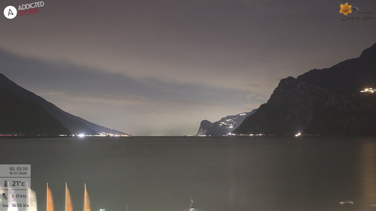 Archiv Foto Webcam Gardasee - Torbole
