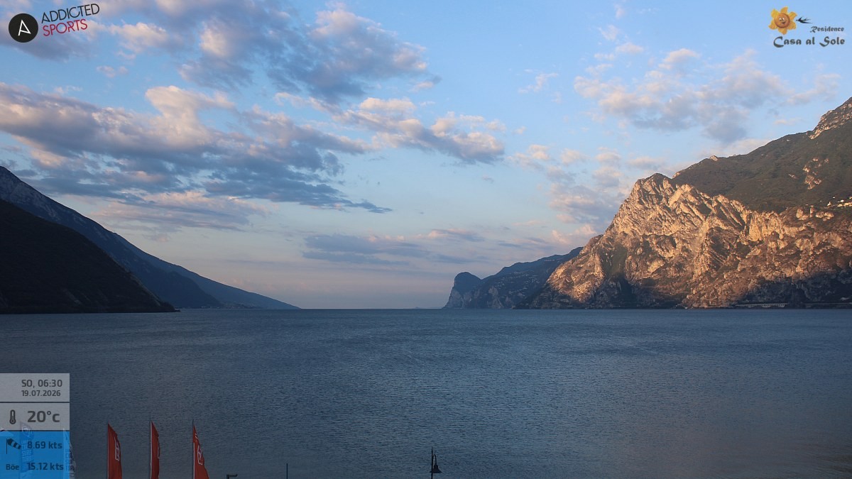 Archiv Foto Webcam Gardasee - Torbole