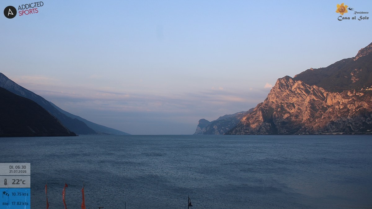Archiv Foto Webcam Gardasee - Torbole