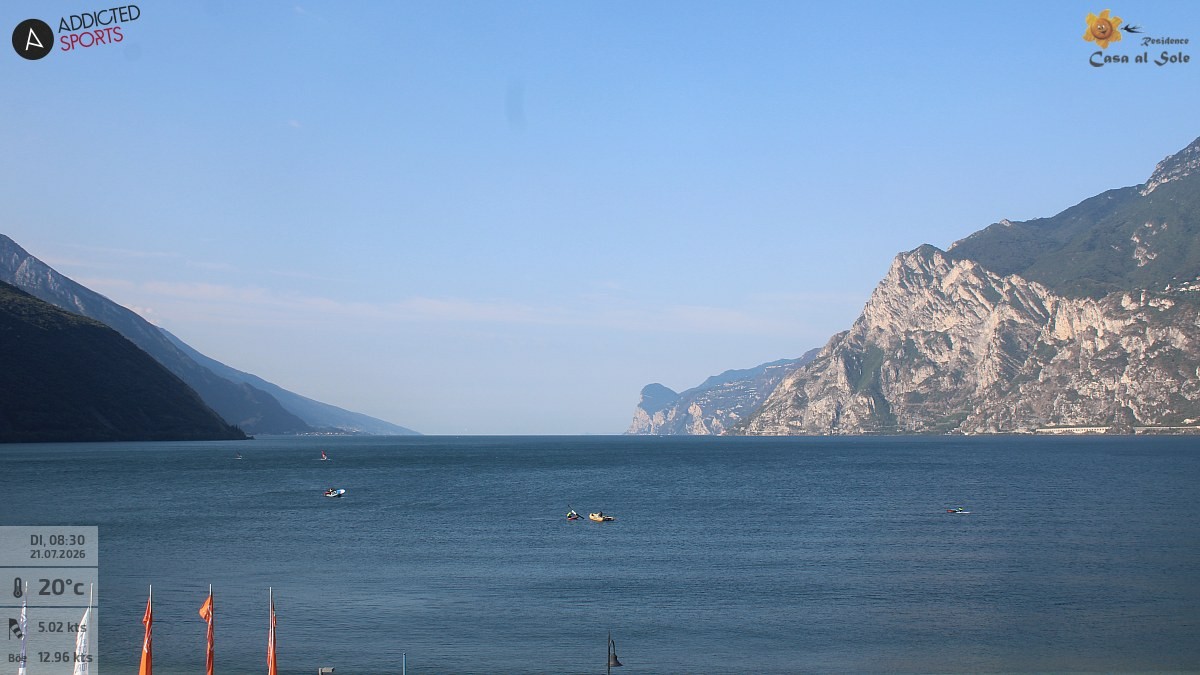 Archiv Foto Webcam Gardasee - Torbole