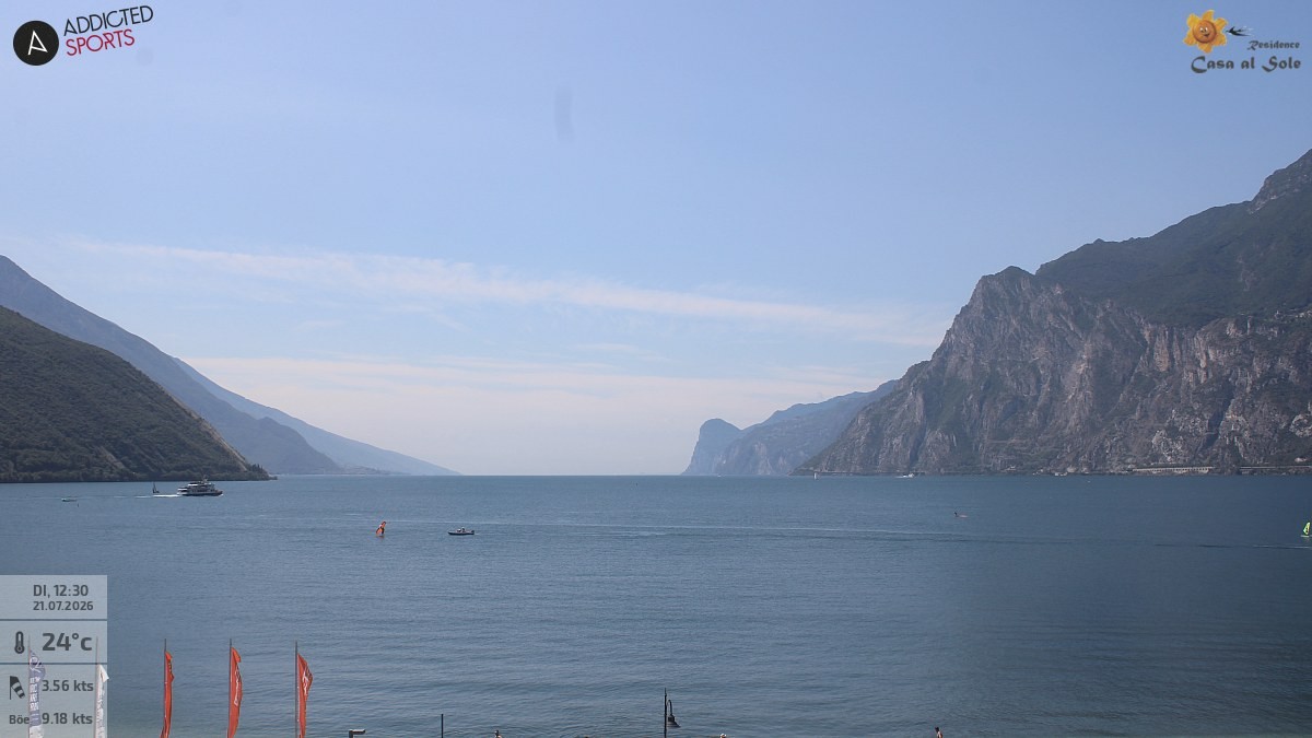 Archiv Foto Webcam Gardasee - Torbole