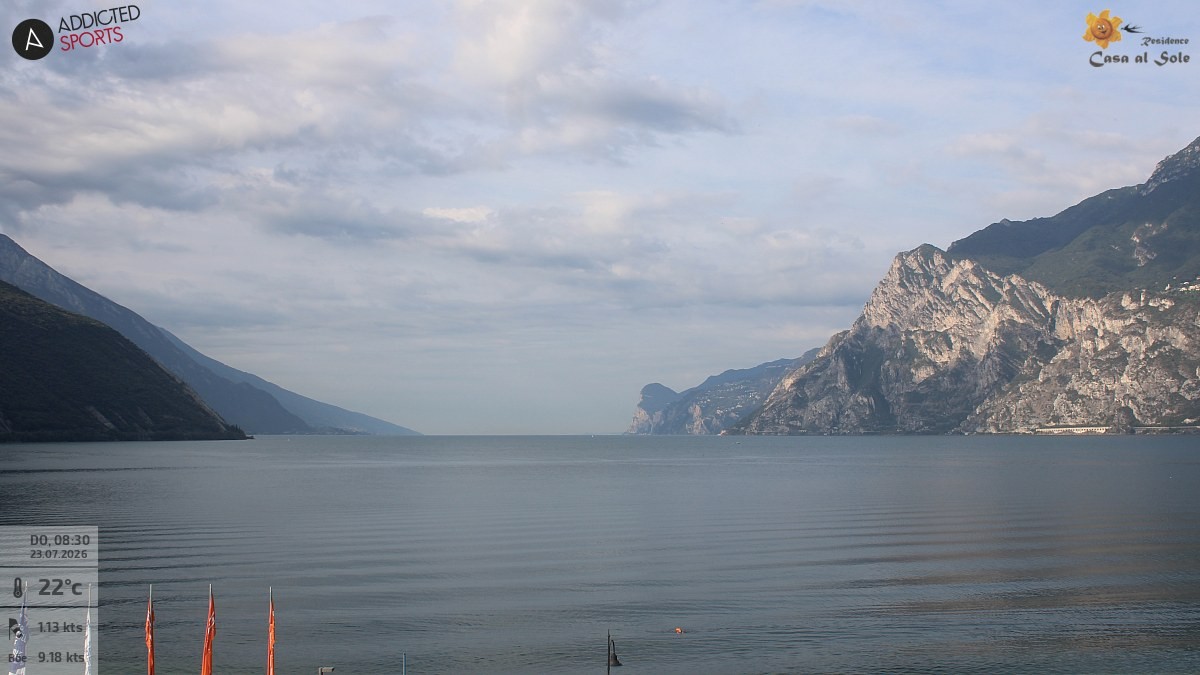 Archived image Webcam Lake Garda: Torbole