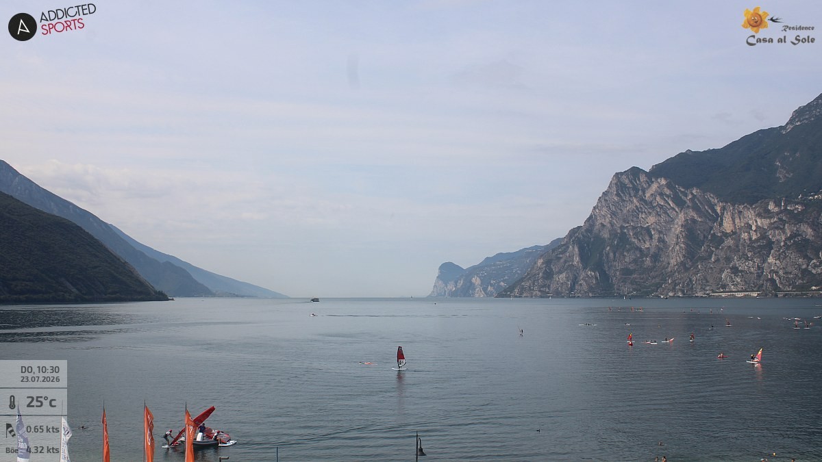 Archived image Webcam Lake Garda: Torbole