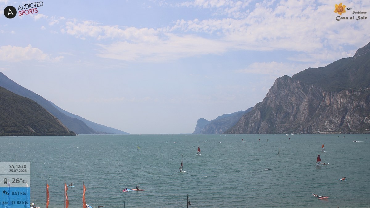 Archiv Foto Webcam Gardasee - Torbole