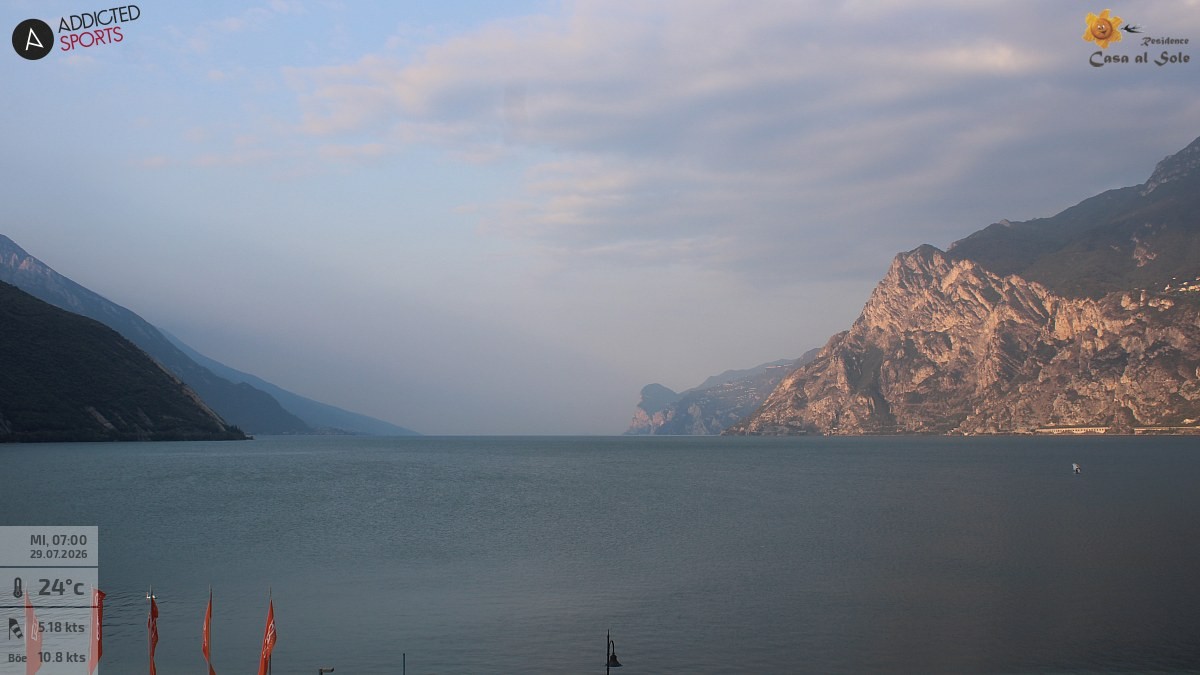 Archiv Foto Webcam Gardasee - Torbole