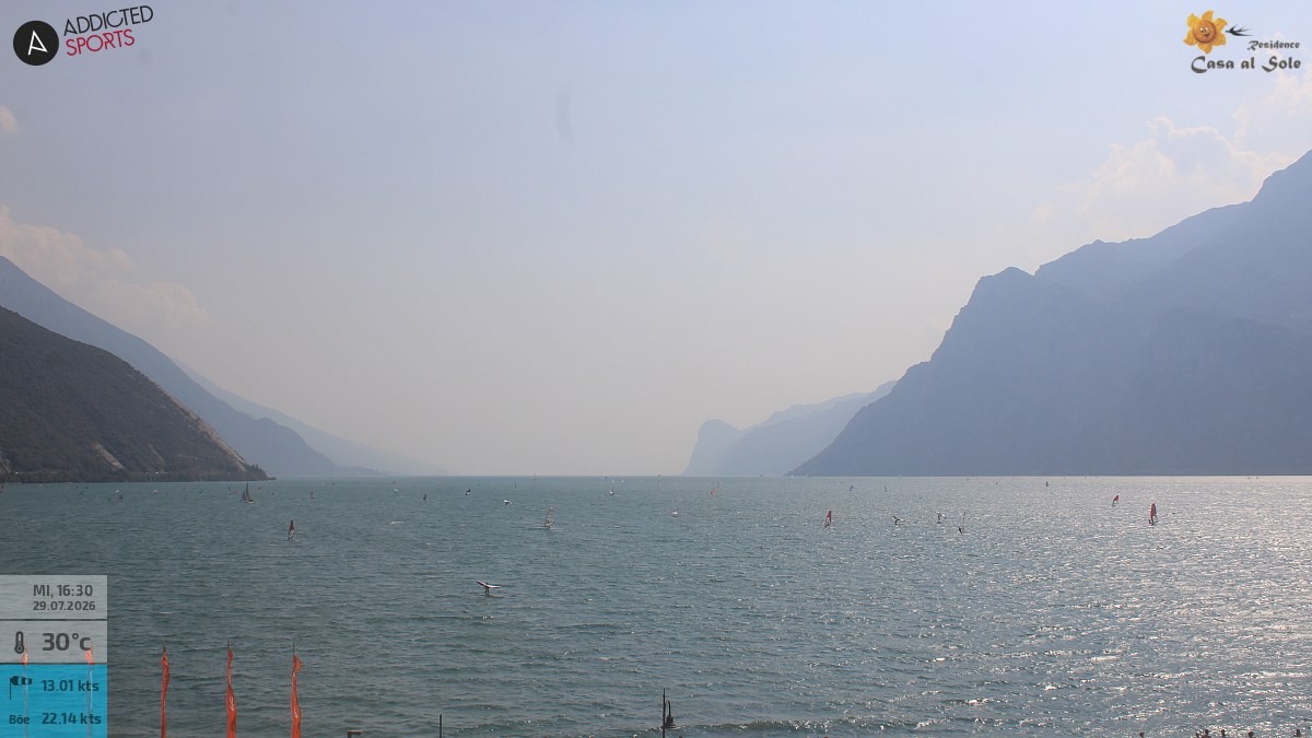 Archiv Foto Webcam Gardasee - Torbole