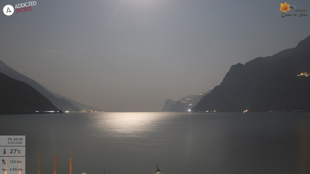 Archiv Foto Webcam Gardasee - Torbole