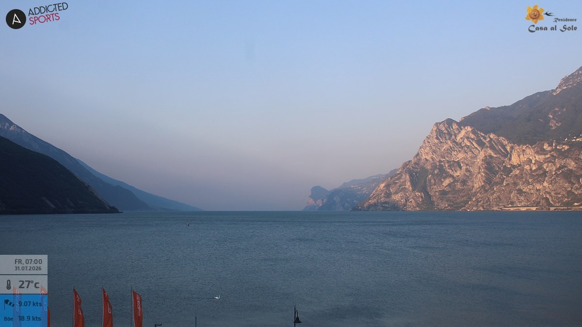 Archiv Foto Webcam Gardasee - Torbole
