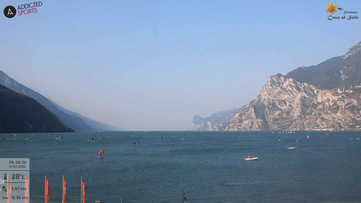 Archiv Foto Webcam Gardasee - Torbole