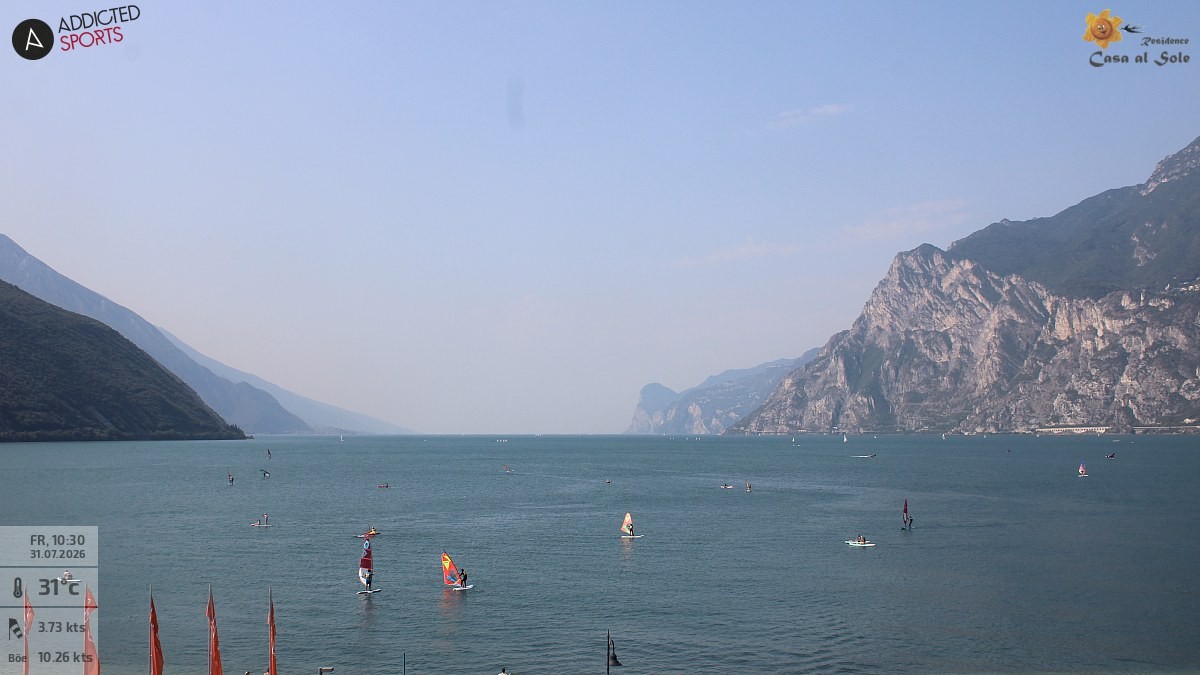 Archiv Foto Webcam Gardasee - Torbole