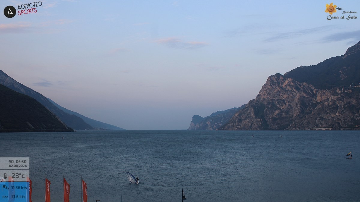Archived image Webcam Lake Garda: Torbole