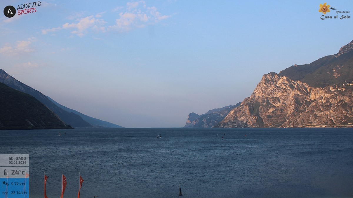 Archived image Webcam Lake Garda: Torbole