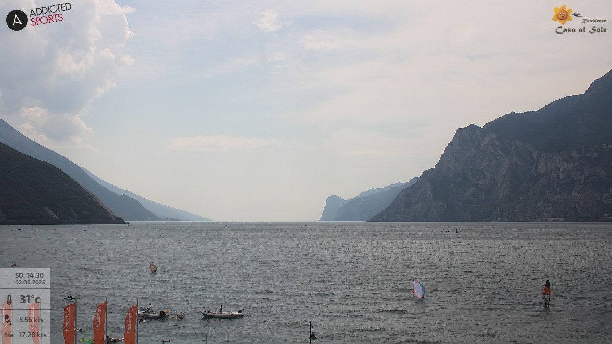 Archived image Webcam Lake Garda: Torbole