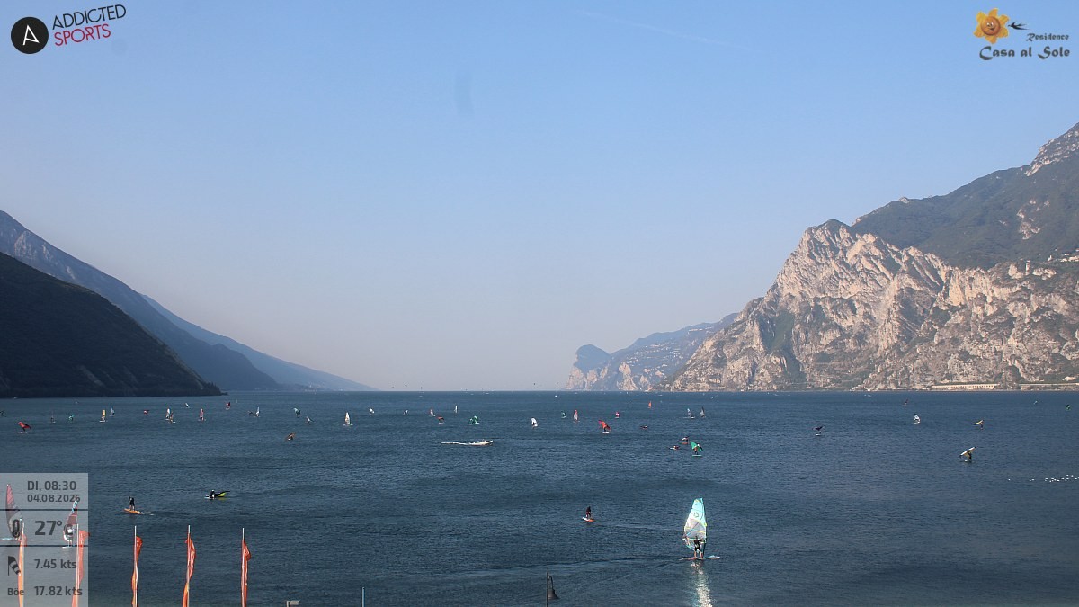 Archiv Foto Webcam Gardasee - Torbole