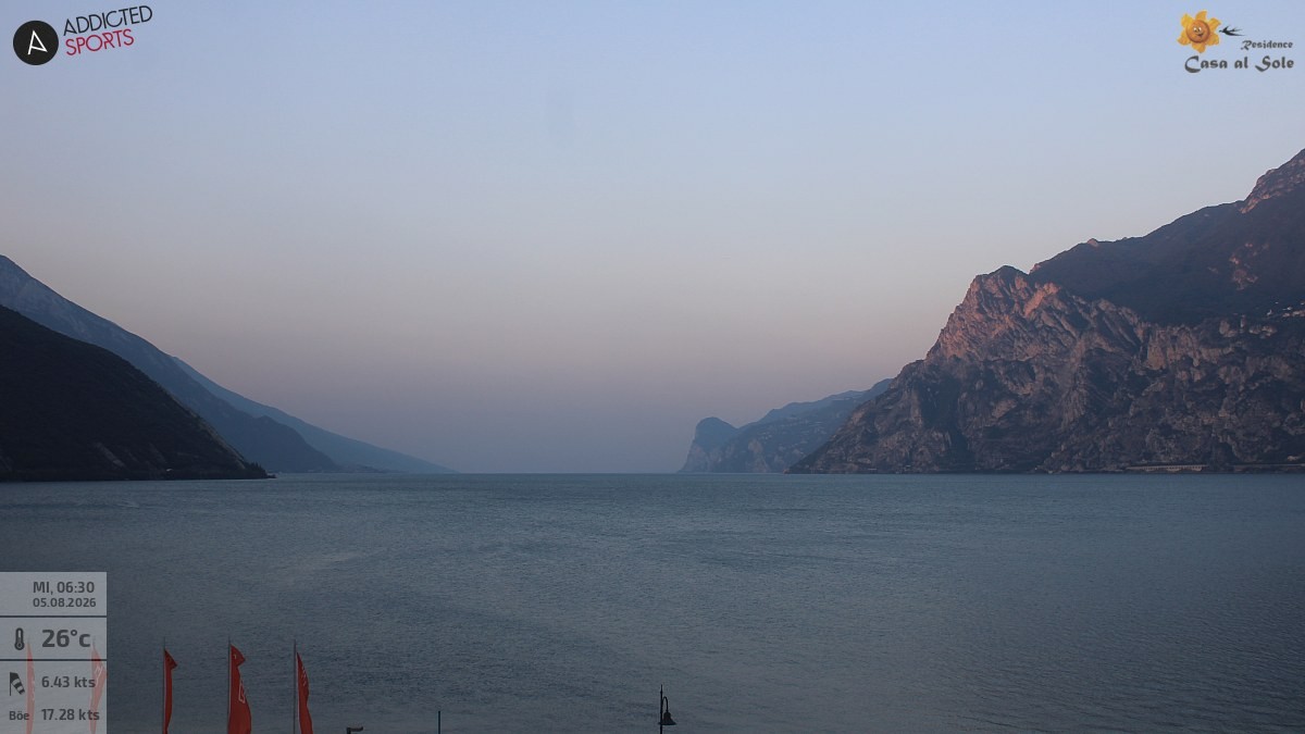 Archived image Webcam Lake Garda: Torbole