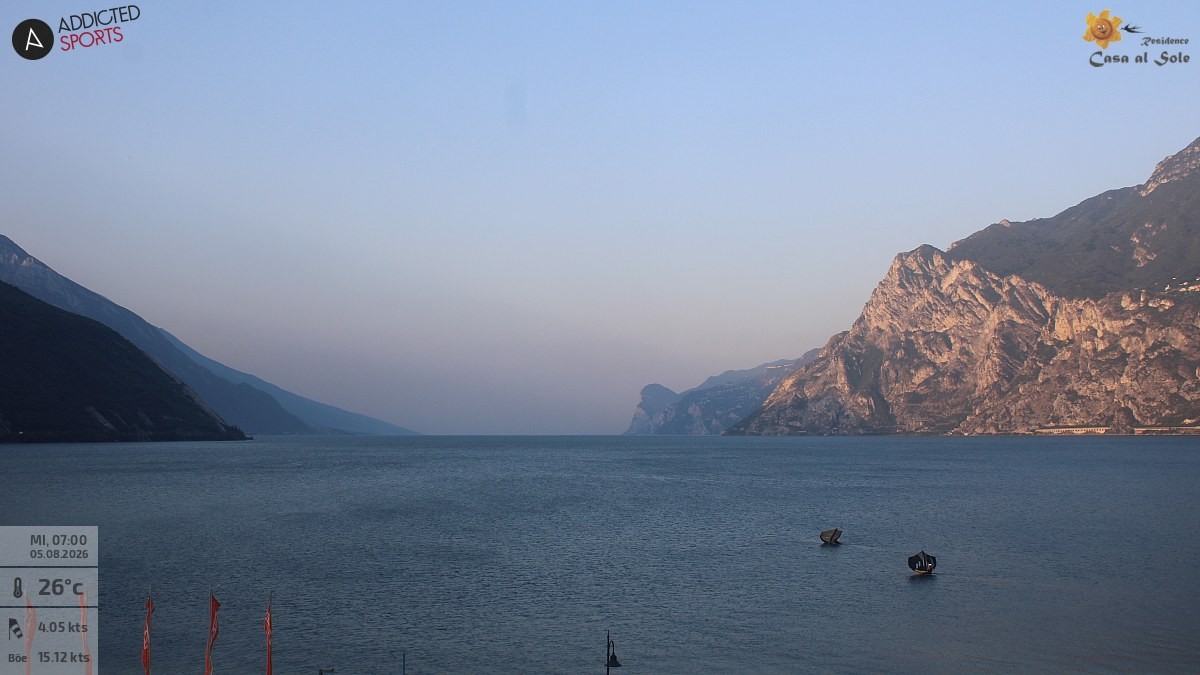 Archived image Webcam Lake Garda: Torbole