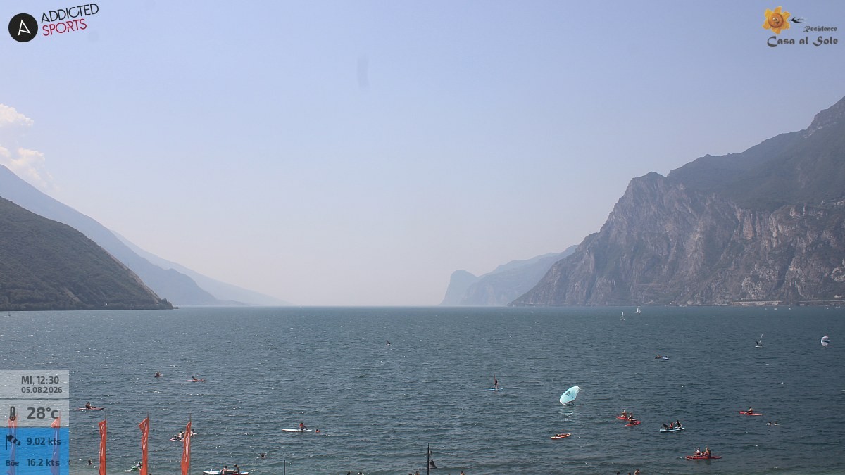 Archiv Foto Webcam Gardasee - Torbole