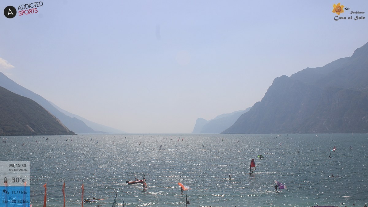 Archiv Foto Webcam Gardasee - Torbole