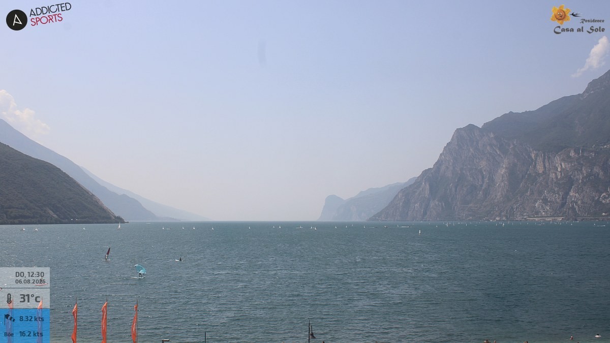 Archived image Webcam Lake Garda: Torbole