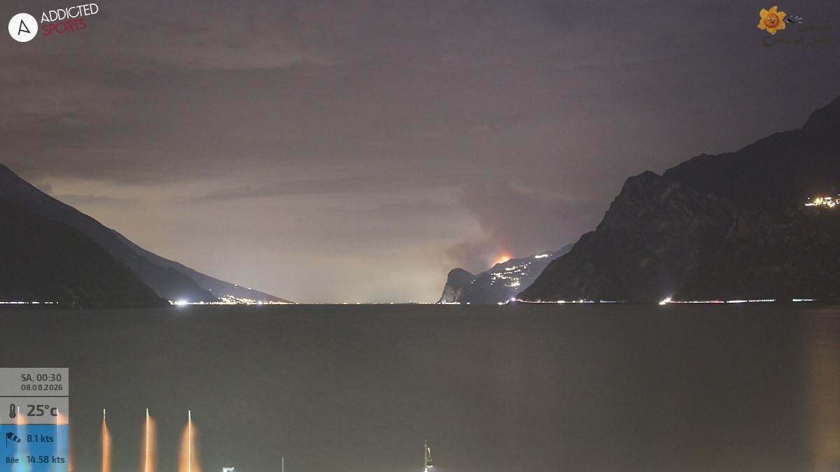 Archiv Foto Webcam Gardasee - Torbole